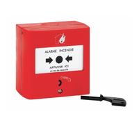 Legrand Déclencheur manuel 138012 DM - Conventionnel standard rouge - Équipement d'alarme incendie