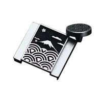 Déclencheur rond en métal avec bouton à distance anti-poussière