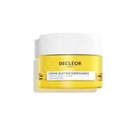 Decléor Crème de Nuit Raffermissante Lavande Iris 50ml - Crème Visage Anti-Rides de Nuit qui Cible la Perte de Fermeté, Lisse les Rides et Soutient la Régénération Cutanée