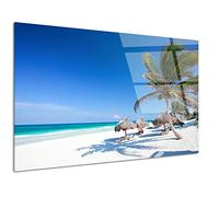 DECLINA, cadre déco, tableau mural, verre acrylique, décoration intérieure, impression photo, paysage plage Caraïbes, art mural, tableau design, cadeau décoration