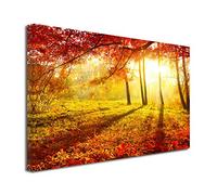 DECLINA, Décoration Murale Tableau, Tableau Deco Home, Tableau Deco Murale Salon, Tableau Toile déco Paysage AUTOMNAL 120x80 cm