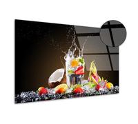 DECLINA, Tableau déco Plexiglas cuisine Cocktail de Fruits, 100x60 cm