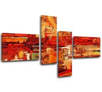 DECLINA, Tableau décoratif en toile artistique 200x100 cm - Crepi - décoration murale contemporaine pour salon - Fabriqué en France