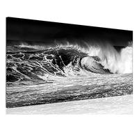 DECLINA, Tableau décoratif, Toile murale, Tableau salon deco, Photographie de Paysage sur toile imprimée 70x40 cm