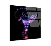 DECLINA - Tableau Mural Beauty cocktail - Décoration Murale Cuisine Ambiance Gourmande - Impression HD Sur Verre Acrylique - Fabriqué En France