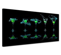 DECLINA - Tableau Mural Verre à Martini - Esprit Cocktail Chic - Impression HD Sur toile - Atelier Français