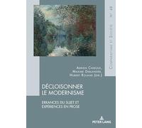 Décloisonner le modernisme – Peter Lang International Academic Publishers