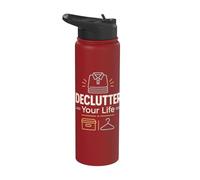Declutter Your Life Minimalist Organisation Rangement Stainless Steel Insulated Water Bottle
