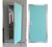 Decmiroor Trappe de Visite 30×40cm, Porte d'Inspection Révision Rabat Tapis en Plâtre 10 mm, Invisible Tapis de GK avec Cadre en Aluminium(20” x 20”)