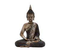 Deco 79 44247 polystone Bouddha Assis