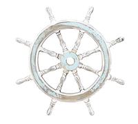 Deco 79 Bois Nautique gouvernail Maritime Décor, 61 cm
