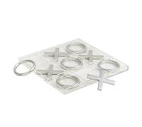 Deco 79 Glam Metal Square Game Set