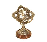 Deco 79 Laiton Sphère armillaire Globe Unique Table Décor