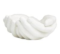 Deco 79 Sculpture décorative en polystone Mains Ouvertes pour décoration d'intérieur, Figurine d'accentuation 38,1 x 40,6 x 17,8 cm, Blanc