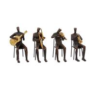 Deco 79 Sculpture, polystone, Marron, 15,2 x 22,9 cm