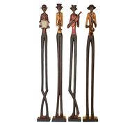 Deco 79 Sculpture, résine, Marron, 12,7 x 101,6 cm (l x H)