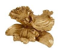 déco à poser fleur Belli H.20cm céramique doré - Atmosphera Créateur d'intérieur