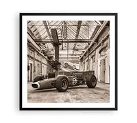 Deco Affiches Murales 60x60cm Affiche Decoration Murale Formule 1 Course Rétro Cuisine Wall Art Design Moderne Poster Cadre Noir Tableau Decoration Salon Chambre Decor P2BAC60x60-4918
