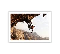 Deco Affiches Murales 70x50cm Affiche Decoration Murale Escalade extrême montagnes Grèce Cuisine Wall Art Design Moderne Poster sans Cadre Tableau Decoration Salon Chambre Decor P2XAA70x50-2784
