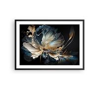 Deco Affiches Murales 70x50cm Affiche Decoration Murale Fleur Botanique Art Déco Cuisine Wall Art Design Moderne Poster Cadre Noir Tableau Decoration Salon Chambre Decor P2BAA70x50-5766