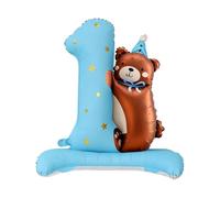 Deco Anniversaire 1 An Fille Garcon, Ballon Ours, Ballon Anniversaire 1 An, ballon Bebe 1 An, BalloN Animaux, Decoration anniversaire Animaux de la Forêt