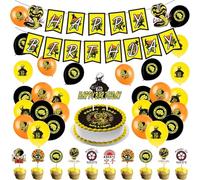 Deco Anniversaire Cobra Kai Anniversaire Décorations Cobra Kai Ballons Anniversaire Cobra Kai Décorations Gâteaux Cobra Kai Bannière Anniversaire Cobra Kai D'anniversaire Déco