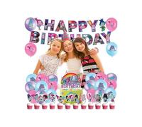 Deco Anniversaire Trolls Anniversaire Décorations Trolls Ballons Anniversaire Trolls Décorations Gâteaux Trolls Bannière Anniversaire Trolls D'anniversaire Déco Trolls Décor de Fête Gâteaux Topper