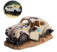 Deco Aquarium Résine De Simulation Décorations d'Aquarium en Forme De Voiture Poisson Abri en Forme D'Automobile Endommagé De Simulation Ornements d'aquarium Fish Tank