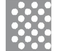 DECO ART Masque 30x30 - Mixed Media Pochoir STENCIL Décor Americana - Polka Dot