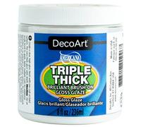 Deco Art Triple Thick Glacis Brillant épais à appliquer au Pinceau 236 ML