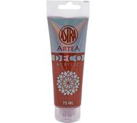 DECO ARTEA peinture acrylique expressive en teinte brune - 75 ml de créativité dans chaque tube Parfait pour tous vos projets artistiques