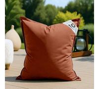 deco arts Housse pour Pouf Géant XL 120x80cm - Intérieur et Extérieur - Déhoussable - AntiUV - Terracotta