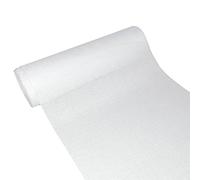 Deco AS Chemin de Table Aspect Lin en Polyester sans Odeur Blanc 30 cm x 5 m