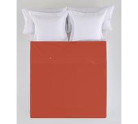 Deco_AX17584.Nest_Drap de dessus couleur terre pour lit de 135/140 cm, 50 % coton / 50 % polyester, 144 fils Gramage 115