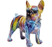 Kare Design Figurine Décorative Frenchie, Multicolore, Animal Chien, Sculpture, Deco Intérieur, Decoration Chambre, Salon, Maison, Cadeau, 22 x 24 x 12 cm