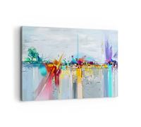 Deco Cadre Décoration Salon abstraction moderne Moderne Impression sur Toile 120x80cm Image Tableau Decoration Murale Chambre Horizontal Art Wall Grand Tableaux Decoratifs Muraux AA120x80-4028