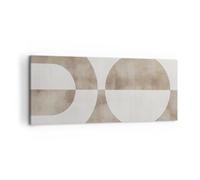 Deco Cadre Décoration Salon Minimalisme Brillant Formes Moderne Impression sur Toile 120x50cm Image Tableau Decoration Murale Chambre Panoramique Art Wall Tableaux Decoratifs Muraux AB120x50-5488