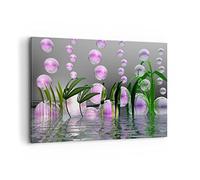 Deco Cadre Décoration Salon Ordinateur graphique bulle Moderne Impression sur Toile 120x80cm Image Tableau Decoration Murale Chambre Horizontal Art Wall Grand Tableaux Decoratifs Muraux AA120x80-2329