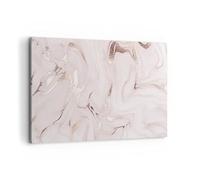 Deco Cadre Décoration Salon Rose Marbre Renversé Moderne Impression sur Toile 120x80cm Image Tableau Decoration Murale Chambre Horizontal Art Wall Grand Tableaux Decoratifs Muraux AA120x80-4799