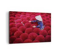 Deco Cadre Décoration Salon Séchage Encens Vietnam Moderne Impression sur Toile 120x80cm Image Tableau Decoration Murale Chambre Horizontal Art Wall Grand Tableaux Decoratifs Muraux AA120x80-4655