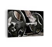 Deco Cadre Décoration Salon Sport athlète levage fitness Moderne Impression sur Toile 120x80cm Image Tableau Decoration Murale Chambre Horizontal Art Wall Tableaux Decoratifs Muraux AA120x80-2931