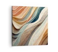 Deco Cadre Décoration Salon Texture Modèle Brillant Moderne Impression sur Toile 50x50cm Image Tableau Decoration Murale Chambre Cuisine Carré Art Wall Decor Tableaux Decoratifs Muraux AC50x50-5696