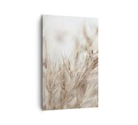 Deco Cadre Salon Bohème Nature Canne Moderne Impression sur Toile 80x120cm Image Tableau Decoration Murale Chambre Cuisine Vertical Art Wall Decor Design Grand Tableaux Decoratifs Muraux PA80x120-6104