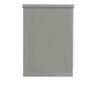 Deco Company Gardinia Clipser, Opaque, Kit de Montage Inclus, Store plissé à 2 Rails EASYFIX, Gris, 90 x 220 cm, Polyester