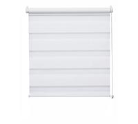 Deco Company Gardinia Clipser, Opaque, Kit de Montage Inclus, Store plissé à 2 Rails EASYFIX, Taupe, 50 x 130 cm, Polyester