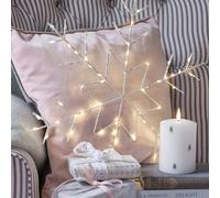 Déco de Fenêtre de Noël Flocon de Neige Lumineux Osby à Suspendre