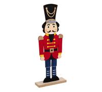 Créateur d'intérieur - Personnage Feutrine Casse Noisette 41cm Rouge