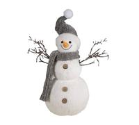 Déco de Noël - PTIT CLOWN - Bonhomme de Neige - 42 cm - Peluche - Intérieur