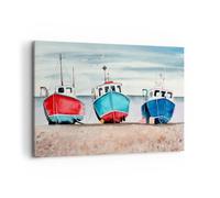 Deco Décoration Salon Nautique Bord De Mer Coupeurs De Pêche Moderne Impression sur Toile 120x80cm Image Tableau Decoration Murale Chambre Horizontal Art Wall Tableaux Decoratifs Muraux AA120x80-5428