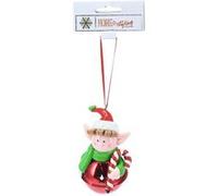 déco elf noël clochette à suspendre 5.5x5x8.8cm - modèle aléatoire - générique caa235170 Multicolore